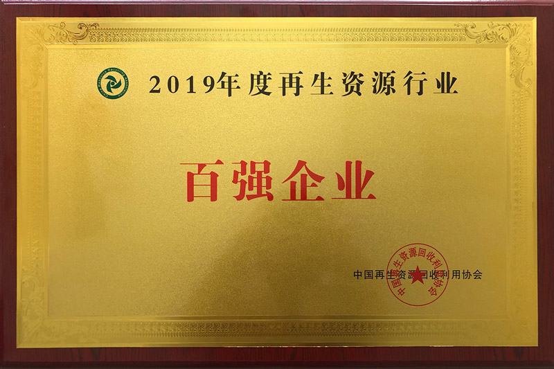 2019年百强企业